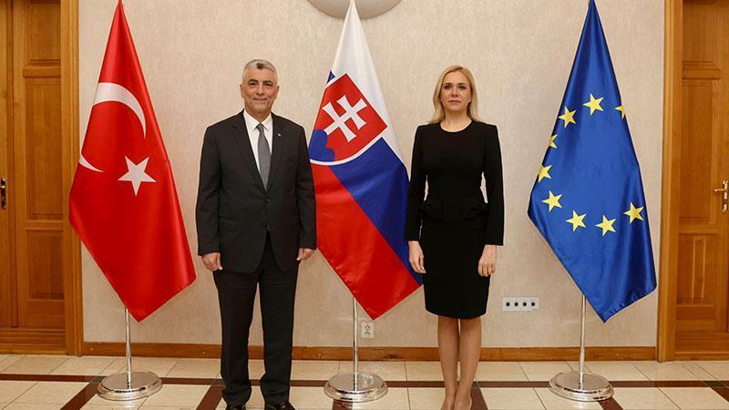 Bolat, Slovakya Başbakan Yardımcısı ve Ekonomi Bakanı Sakova ile görüştü