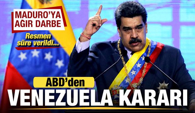 Venezuela'dan ABD açıklaması! Maduro'dan karşı hamle! Meclis'te kabul edildi