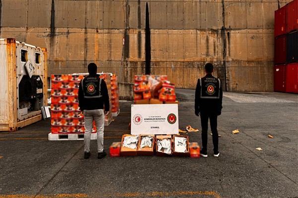 İstanbul Ambarlı Limanı’nda 36 milyon Türk lirası değerinde uyuşturucu ele geçirildi