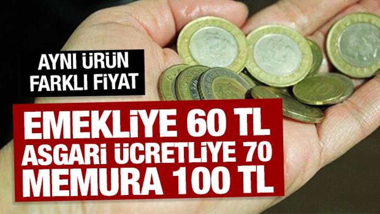 Aynı süt farklı fiyat: Emeklilere 60 TL, asgari ücretlilere 70 TL, memura ise 100 TL