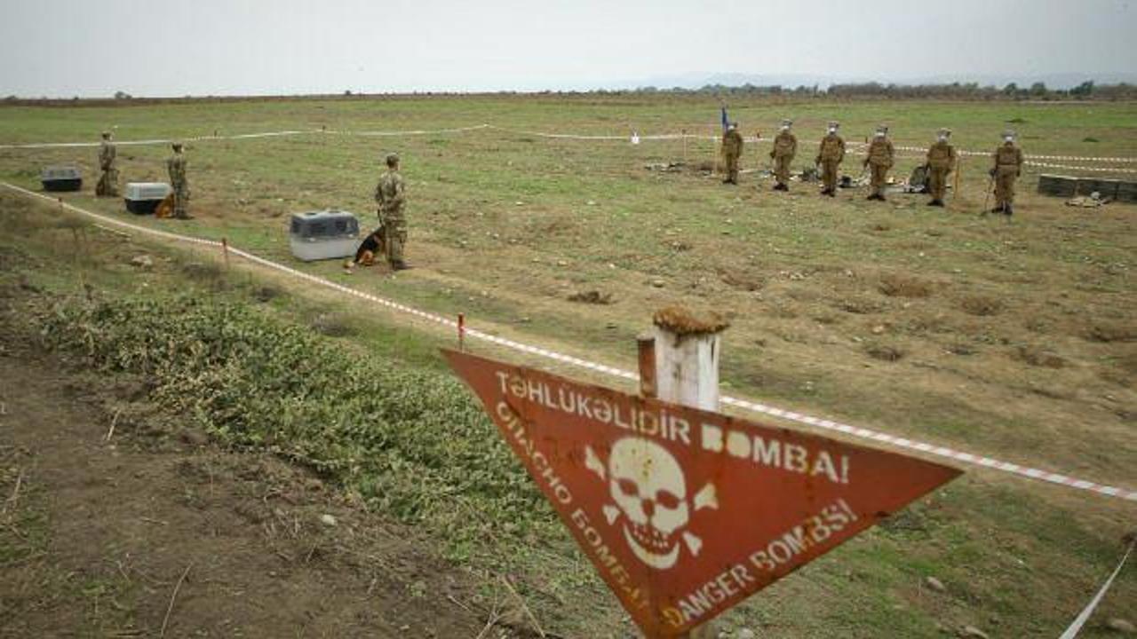 Azerbaycan’da bir ayda 366 mayın ve mühimmat etkisiz hale getirildi