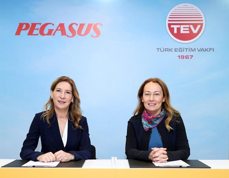 Pegasus ve TEV, 1000 kız öğrenciye üniversite bursu için imza attı