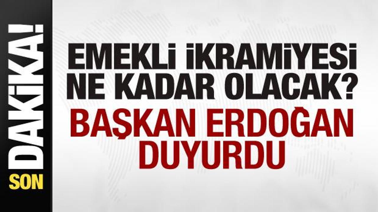 Emekli ikramiyesi ne kadar olacak? Başkan Erdoğan duyurdu