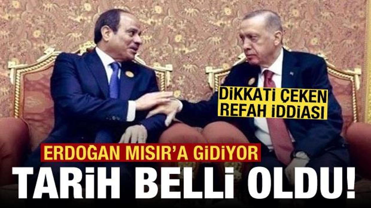 Erdoğan 14 Şubat’ta Mısır’a gidecek: Dikkati çeken Refah iddiası