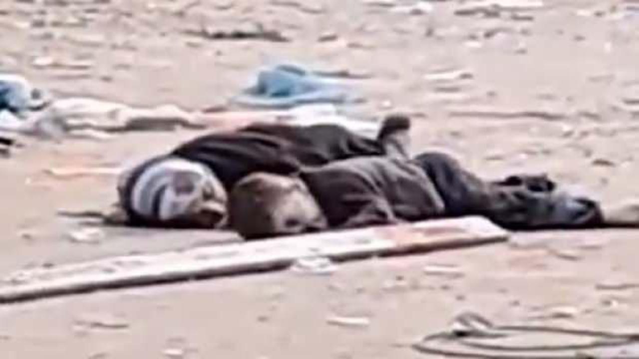 Gazze’den kan donduran görüntü