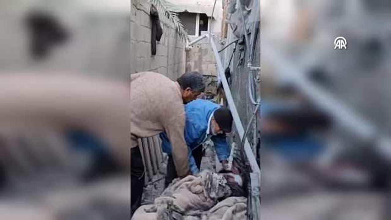 Gazzeli baba ekmek almaya gitti, döndüğünde gördükleri karşısında zor ayakta durabildi