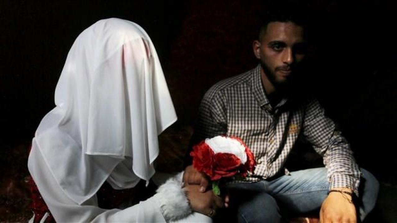 İki gün önce evlenen Filistinli çift İsrail bombardımanında şehit oldu