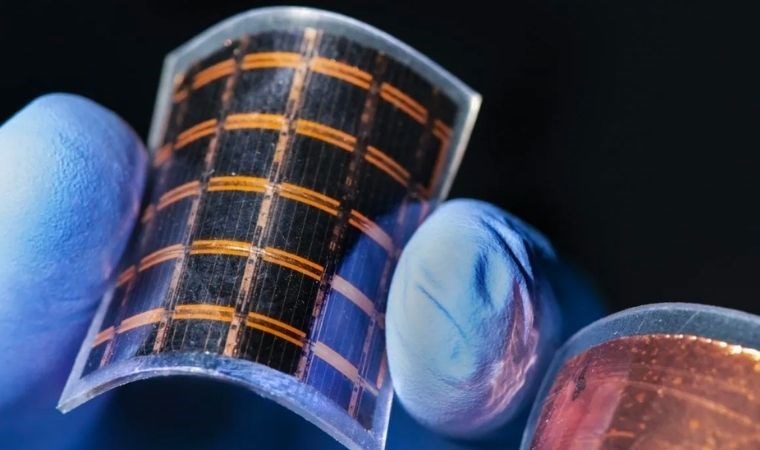 Bükülebilir ve ince güneş pilleri üretildi