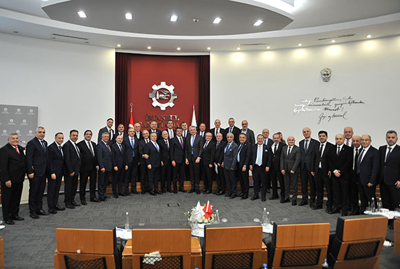 İSO Şubat Ayı Olağan Meclis Toplantısı’na AK Parti Ekonomi İşlerinden Sorumlu Genel Başkan Yardımcısı Nihat Zeybekci Konuk Oldu