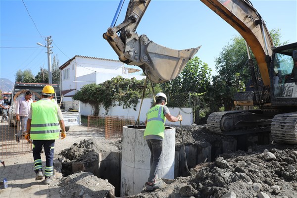Ören kanalizasyon çalışmasının yüzde 53’ü tamamlandı