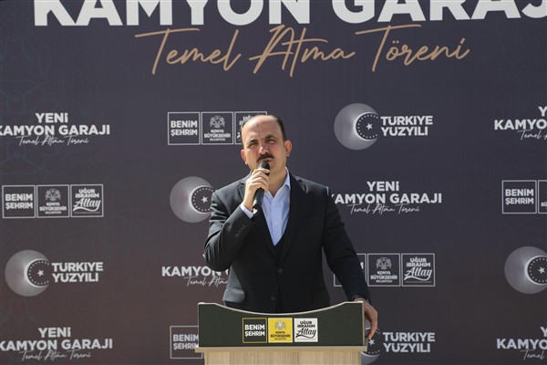 Başkan Altay, Yeni Kamyon Garajı’nın temelini attı