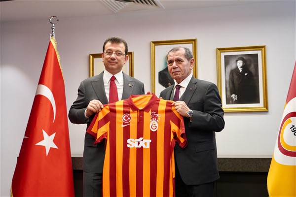 İmamoğlu, Galatasaray Kulübü Başkanı Özbek’i ziyaret etti