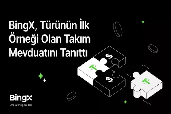 BingX, Takım Mevduatı’nı tanıttı