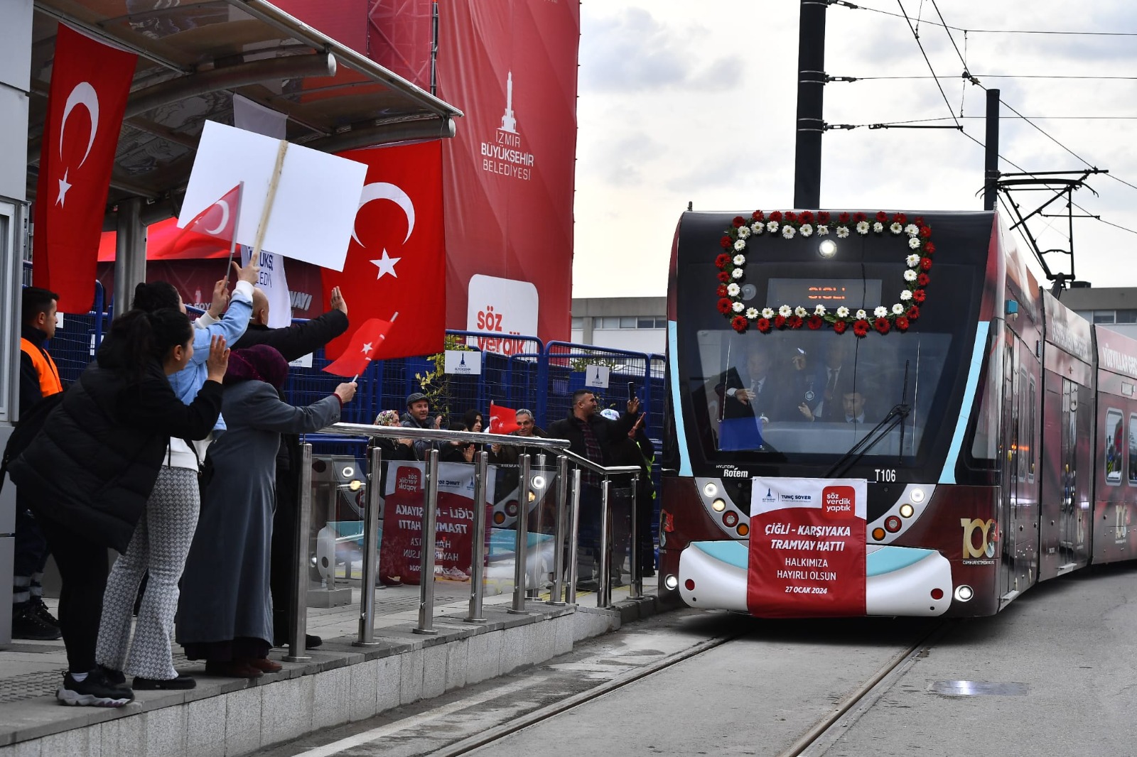 İzmir’de raylı sisteme 40 milyar TL’yi aşan yatırım