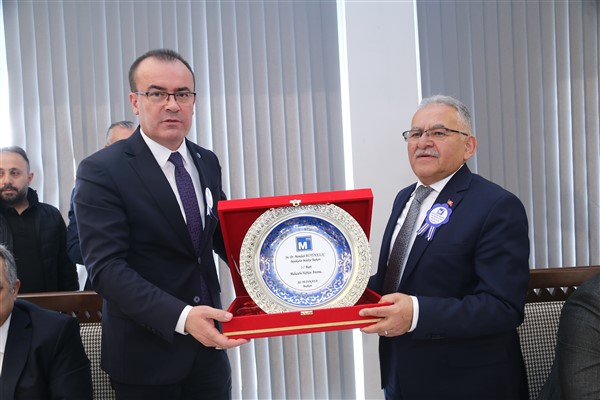 Başkan Büyükkılıç, KSMMMO Başkanı Yedikaya ve yönetimi ile bir araya geldi