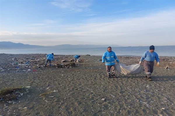 Hatay’da sahiller temizlendi