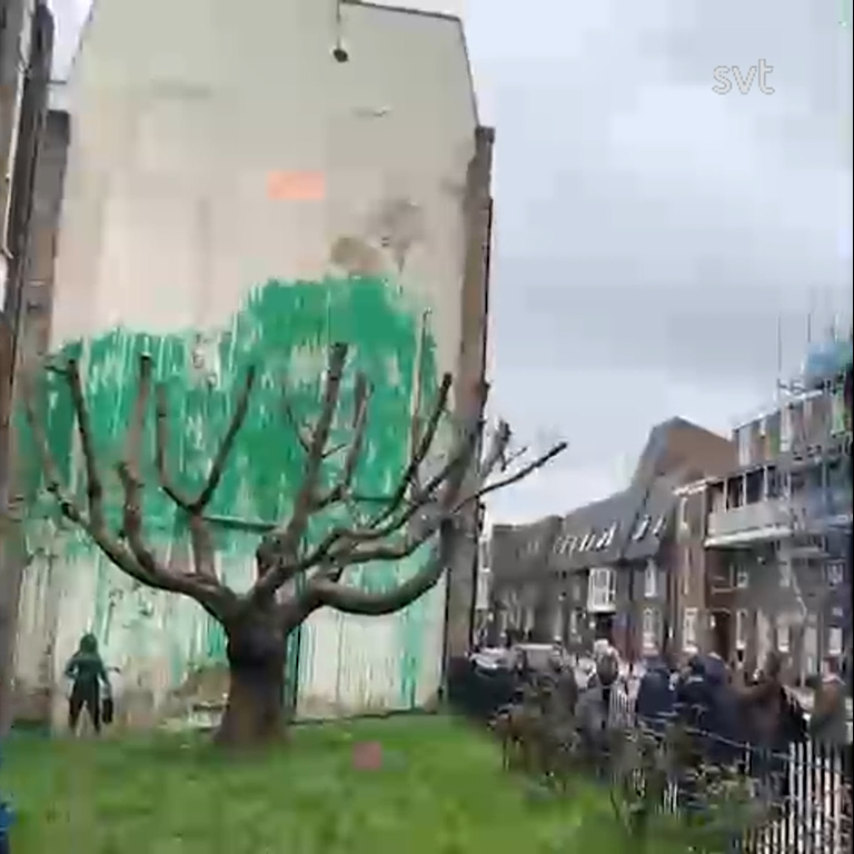 Banksy’nin yeni tablosu keşfedildi