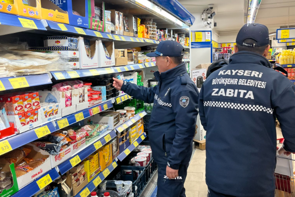 Kayseri zabıtası, Ramazan ayı öncesi denetim gerçekleştirdi