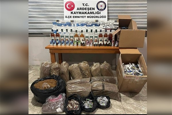 Rize’de 2 bin 880 paket kaçak sigara ele geçirildi
