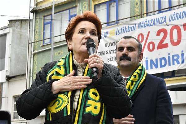 Akşener: “AK Parti’nin varlığından CHP, CHP’nin varlığından AK Parti memnunmuş”