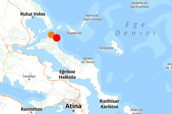 Yunanistan’da deprem