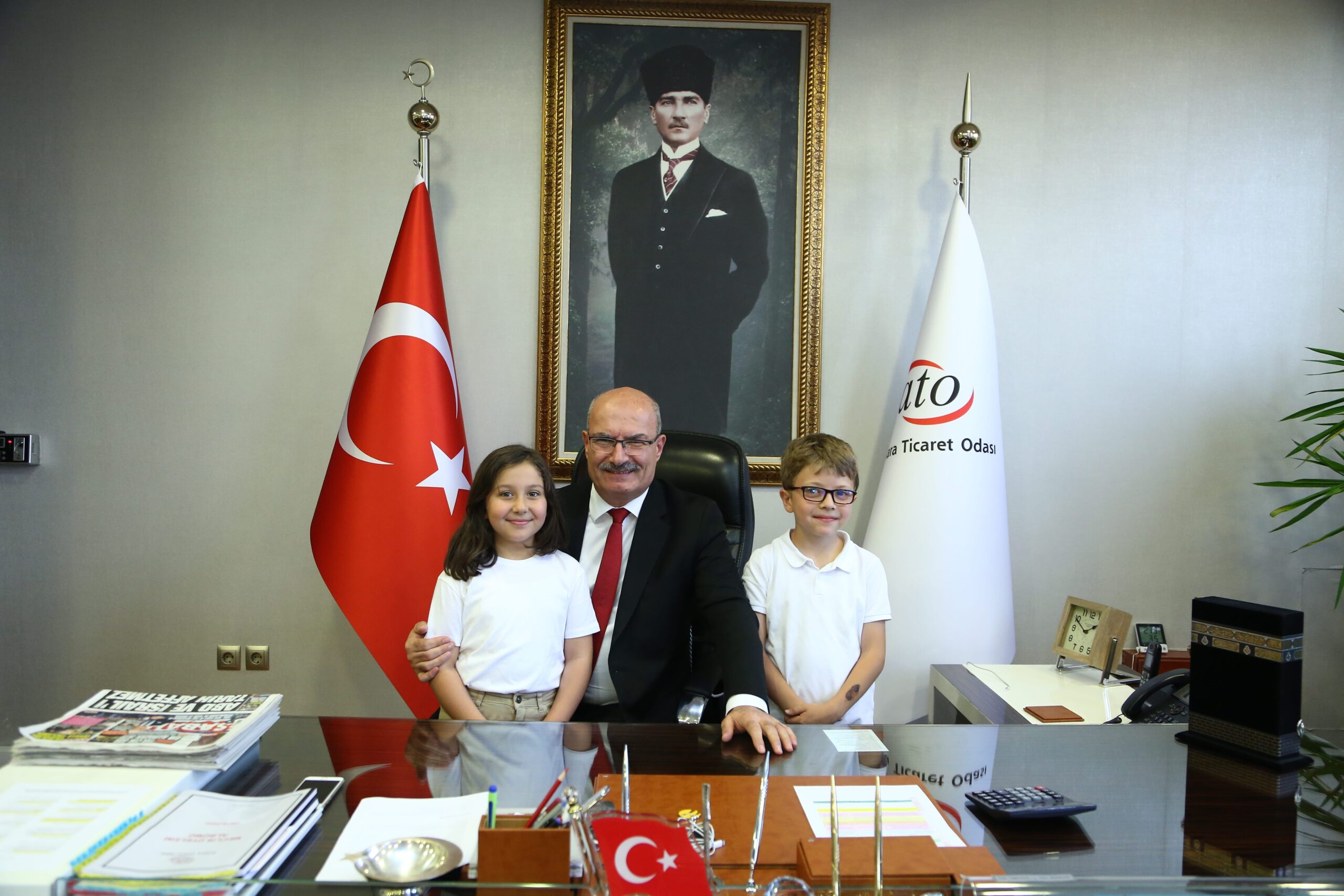 ATO BAŞKANI BARAN, 23 NİSAN ULUSAL EGEMENLİK VE ÇOCUK BAYRAMI’NI KUTLADI…