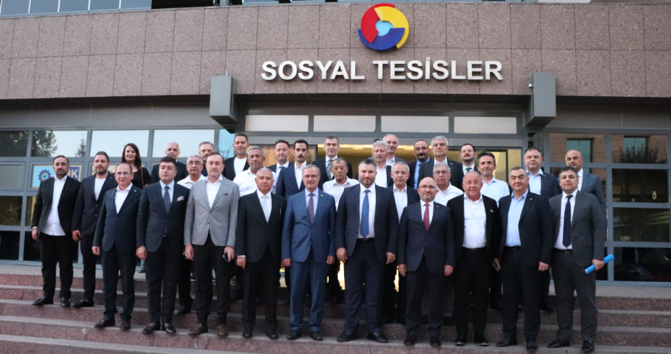 BAŞKAN KÜTÜKCÜ, OSBÜK DELEGELERİ İLE BİR ARAYA GELDİ