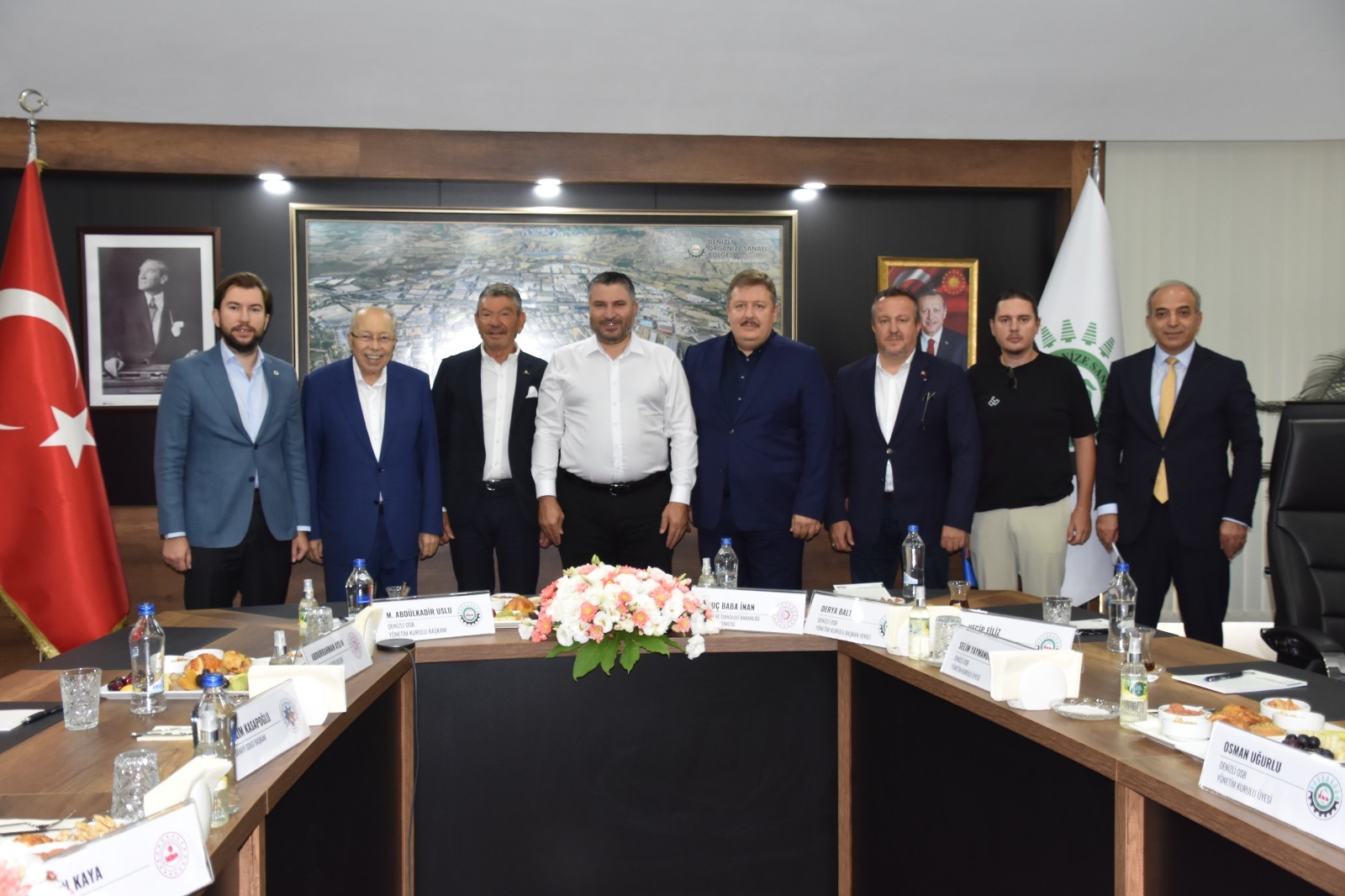 BAKAN YARDIMCISI ORUÇ BABA İNAN DENİZLİ OSB’Yİ ZİYARET ETTİ