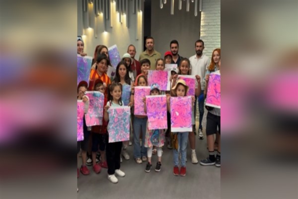 Büyük Şehir Sanat Galerisi, minik sanatseverleri misafir etti