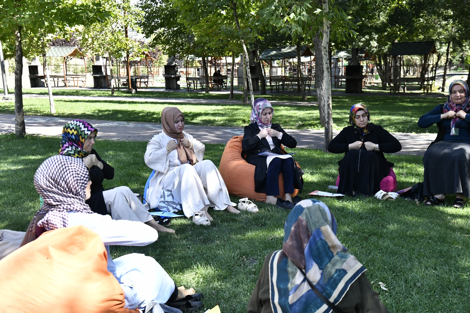 Üreğil Millet Bahçesi’nde “Stresle Baş Etme Atölyesi” düzenlendi