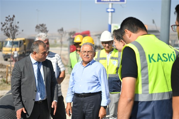 Başkan Büyükkılıç, KASKİ’nin altyapı çalışmalarını inceledi