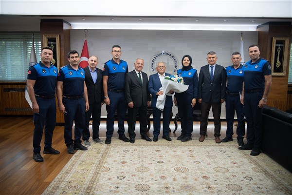 Başkan Büyükkılıç, Zabıta personelini kabul etti