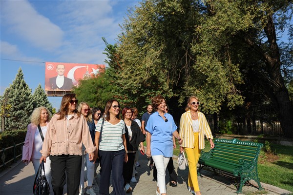 Eskişehir’de başkanlar Avrupa Hareketlilik Haftası’nı yürüyerek başlattı