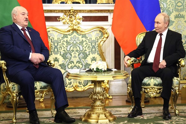 Rusya Devlet Başkanı Putin,  Belarus Cumhurbaşkanı Lukashenko ile görüştü