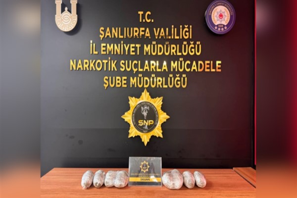 Şanlıurfa’da uyuşturucu operasyonu