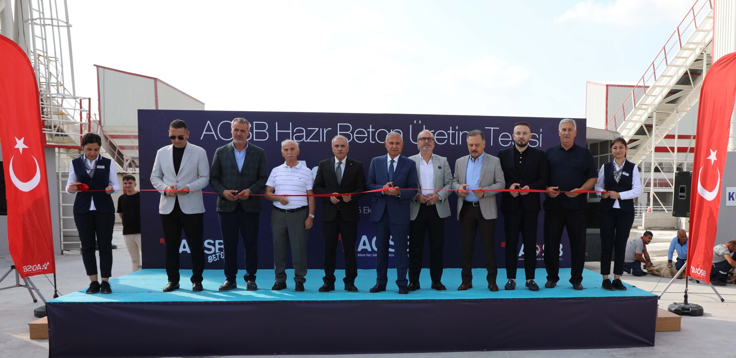 İkinci Beton Santrali Adana OSB’de Hizmete Girdi