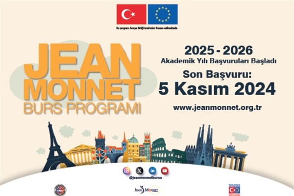 Jean Monnet Burs Programı’nın başvuruları devam ediyor