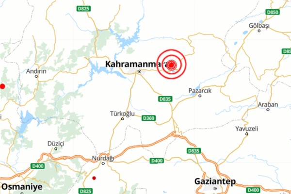 Kahramanmaraş’ta deprem