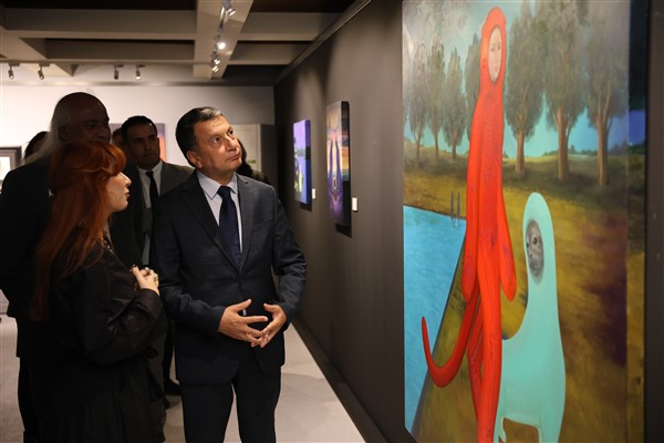 “İlkel Diyaloglar” adlı resim sergisi sanatseverlerle buluştu