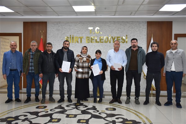 Siirt Belediyesi işçileri haklarında ekonomik ve sosyal iyileştirmeler yapıldı