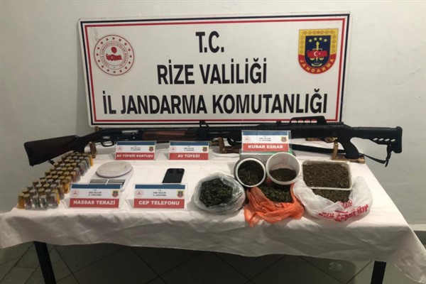 Rize’de kaçakçılık ve uyuşturucu operasyonlarında 32 şüpheli yakalandı