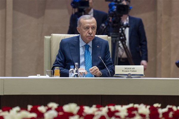 Cumhurbaşkanı Erdoğan: Türk dünyası olarak İsrail’e karşı güçlü duruş sergilemeliyiz