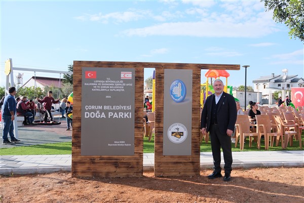 “Çorum Belediyesi Beyarmudu Doğa Parkı” açıldı