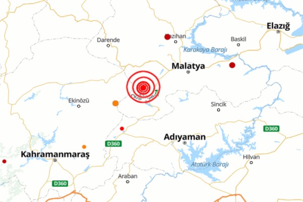 Malatya’da deprem