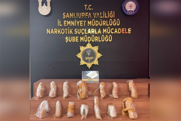 Şanlıurfa’da 8 kilo 750 gram skunk ele geçirildi