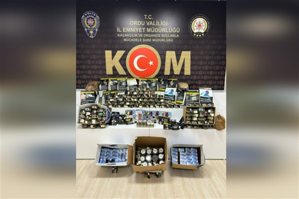 Ordu’da tütün kaçakçılığı operasyonu