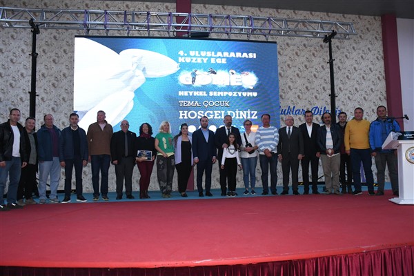 Uluslararası Kuzey Ege Gömeç Heykel Sempozyumu sona erdi