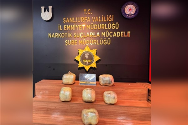 Şanlıurfa’da uyuşturucu operasyonu