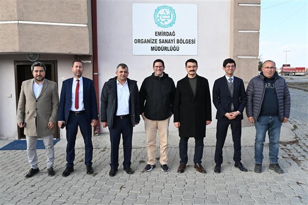 Perulu yatırımcılar ve Cumhurbaşkanlığı Yatırım Ofisi’nden Emirdağ OSB’ye ziyaret
