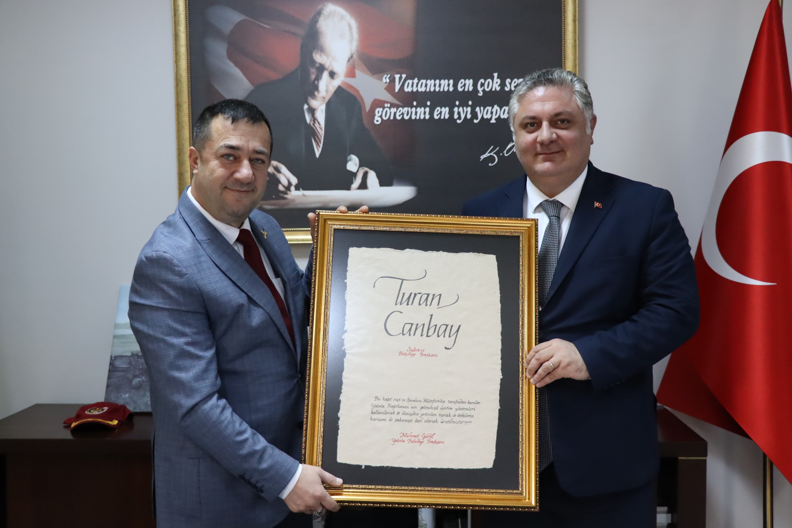 Başkan Gürel’den belediye başkanlarına ziyaret